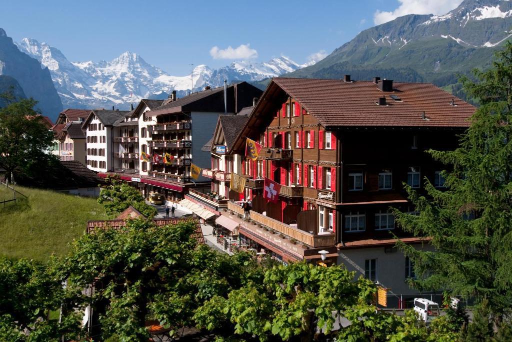 Swiss Lodge Hotel Bernerhof Wengen Zewnętrze zdjęcie