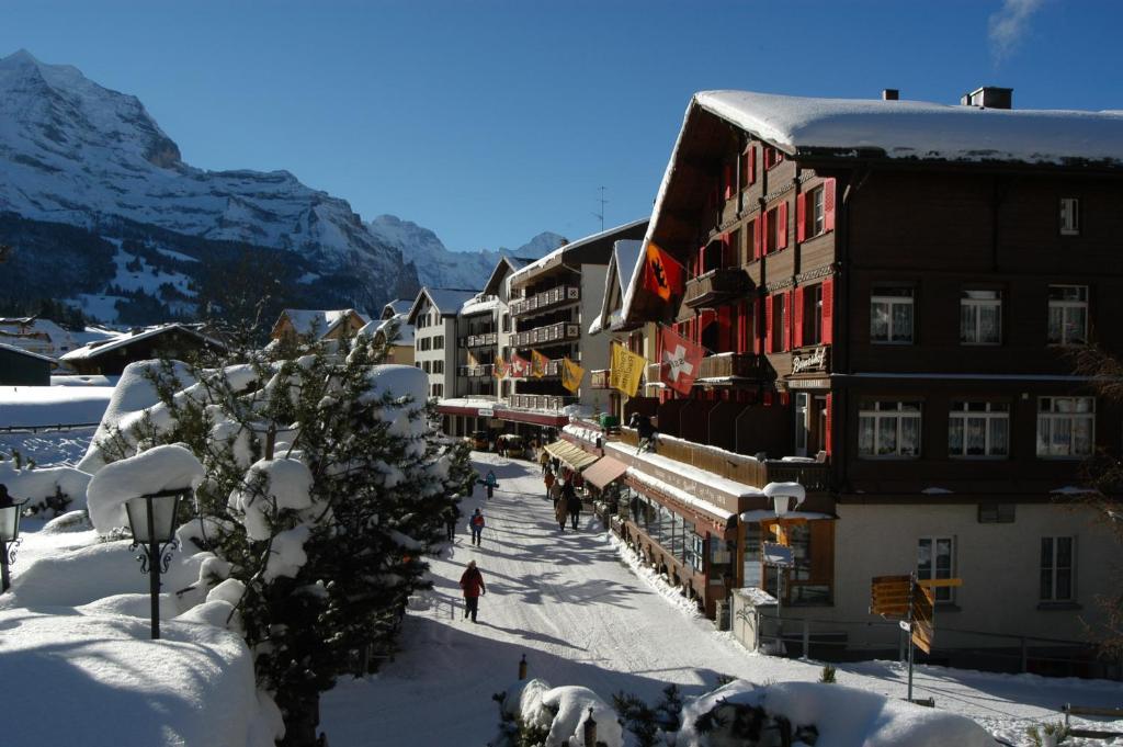 Swiss Lodge Hotel Bernerhof Wengen Zewnętrze zdjęcie