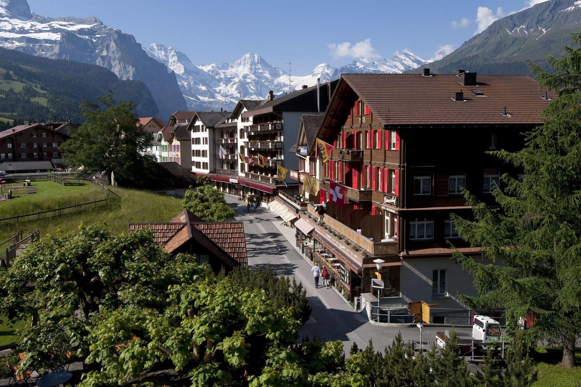 Swiss Lodge Hotel Bernerhof Wengen Zewnętrze zdjęcie